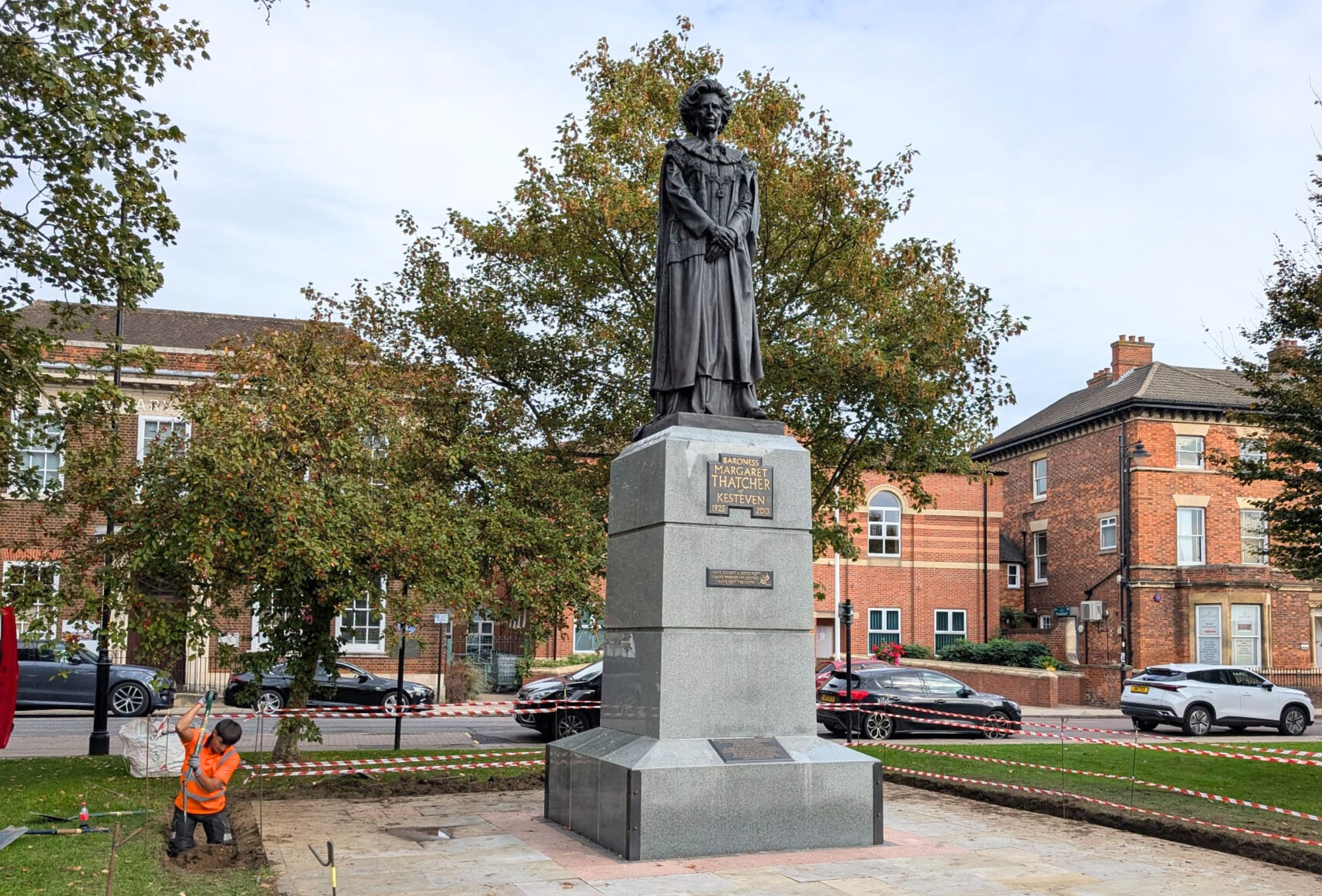 A statue of Margaret Thatcher in Grantham (Dispatch)