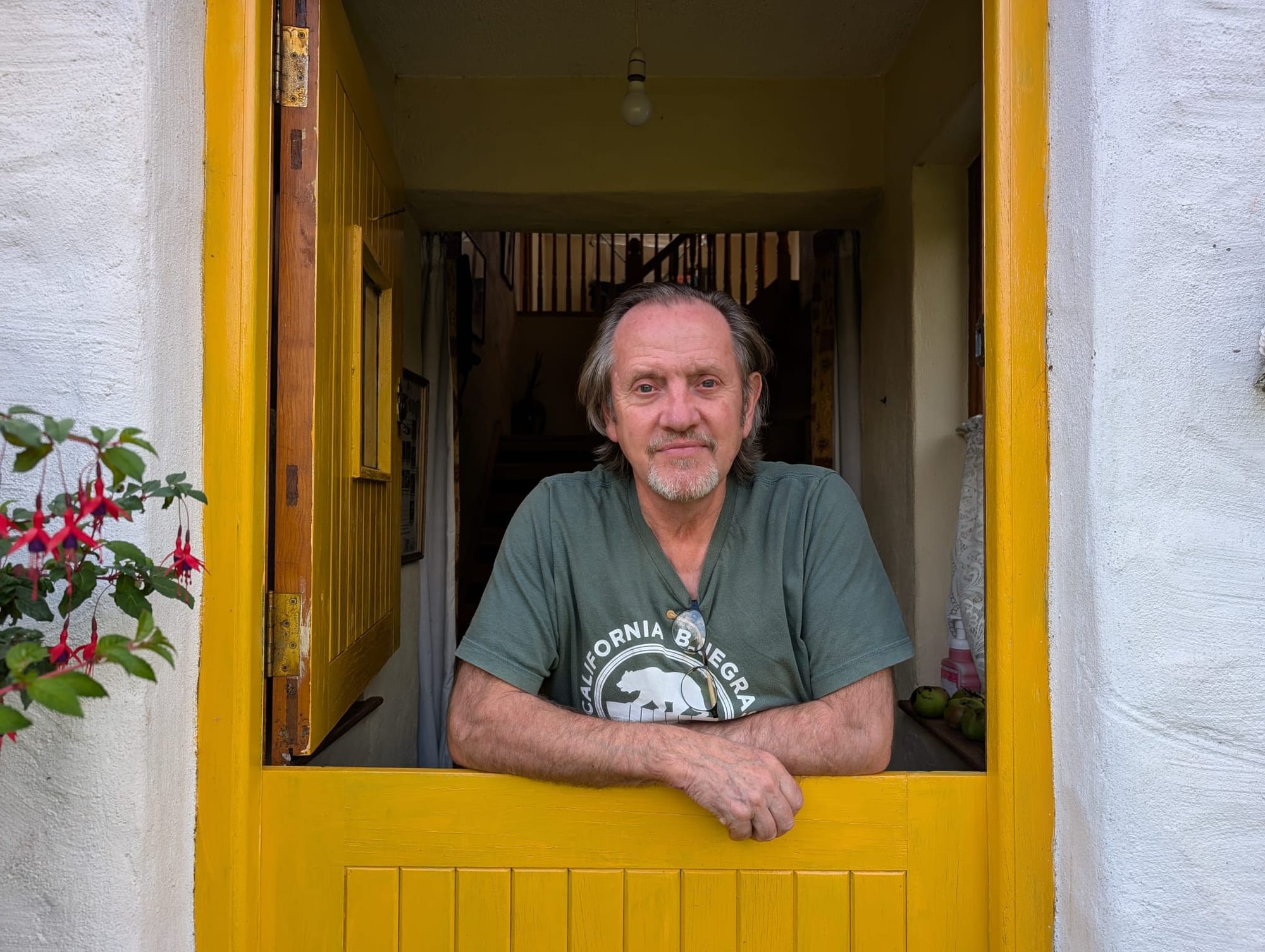Colm Scullion, outside his house in Bellaghy (Dispatch)
