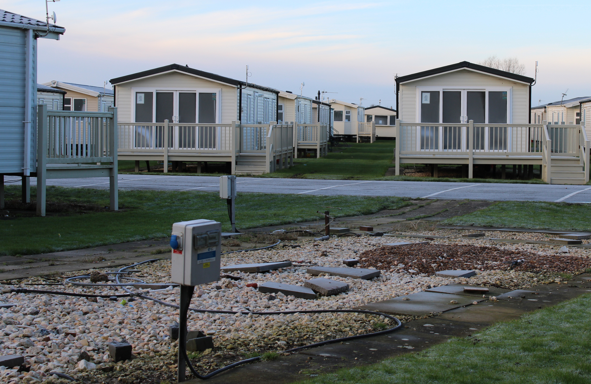 An empty pitch in Ingoldmells (Dispatch)