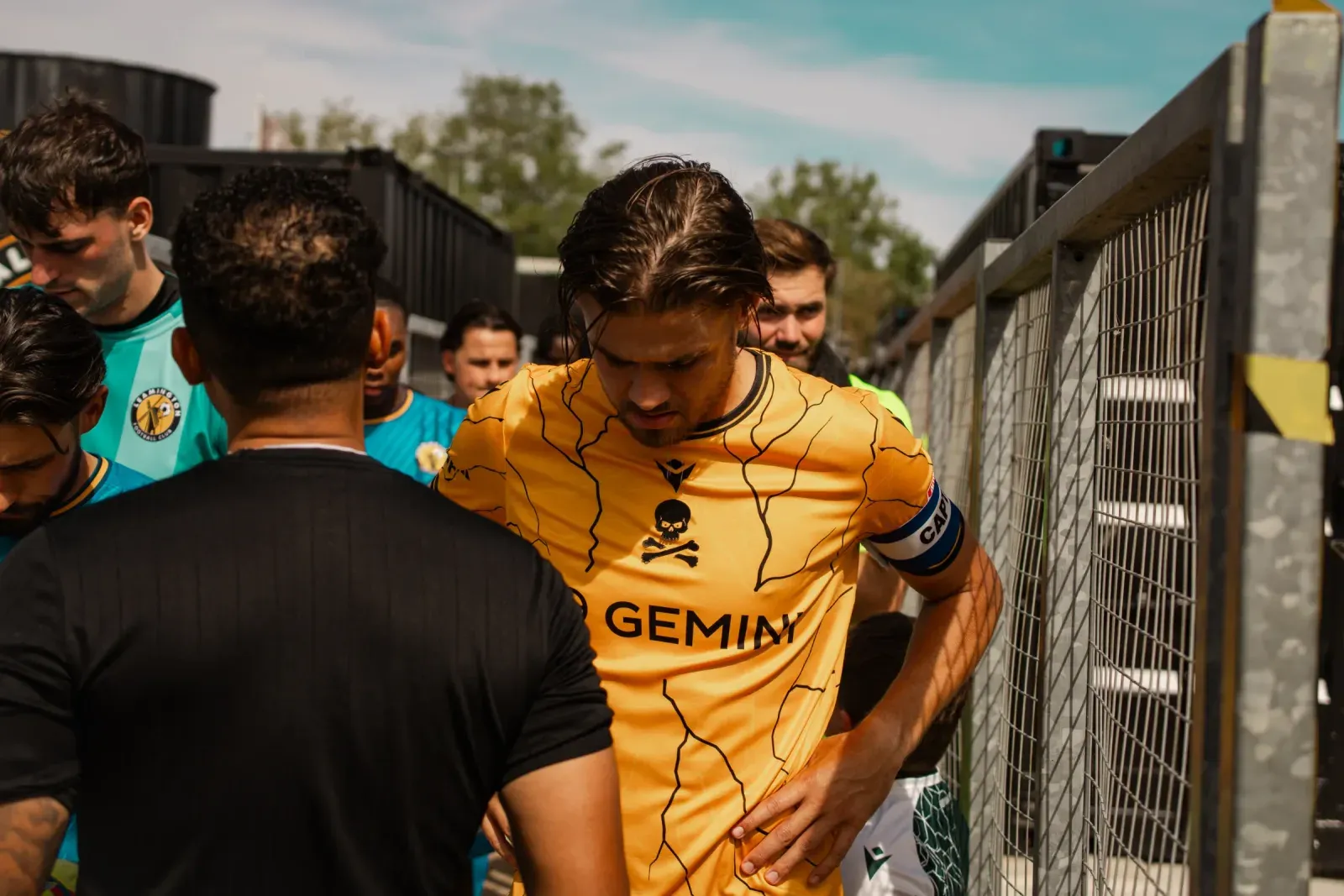 Real Bedford's shirt sponsor is Gemini, the cryptocurrency exchange (Real Bedford)