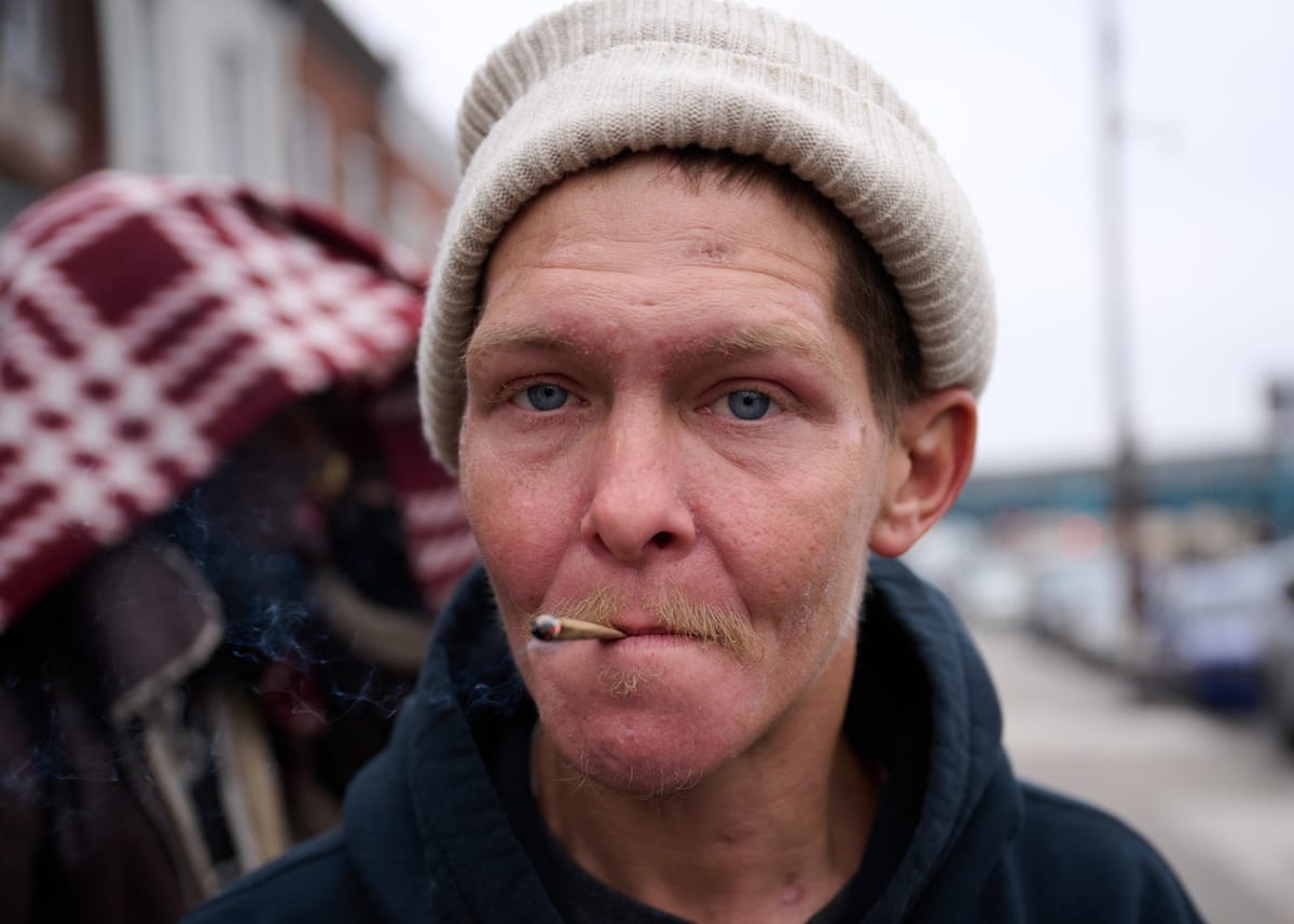 Sean on Kensington Avenue, where medetomidine is being added to fentanyl (Vincent Guglielmo)