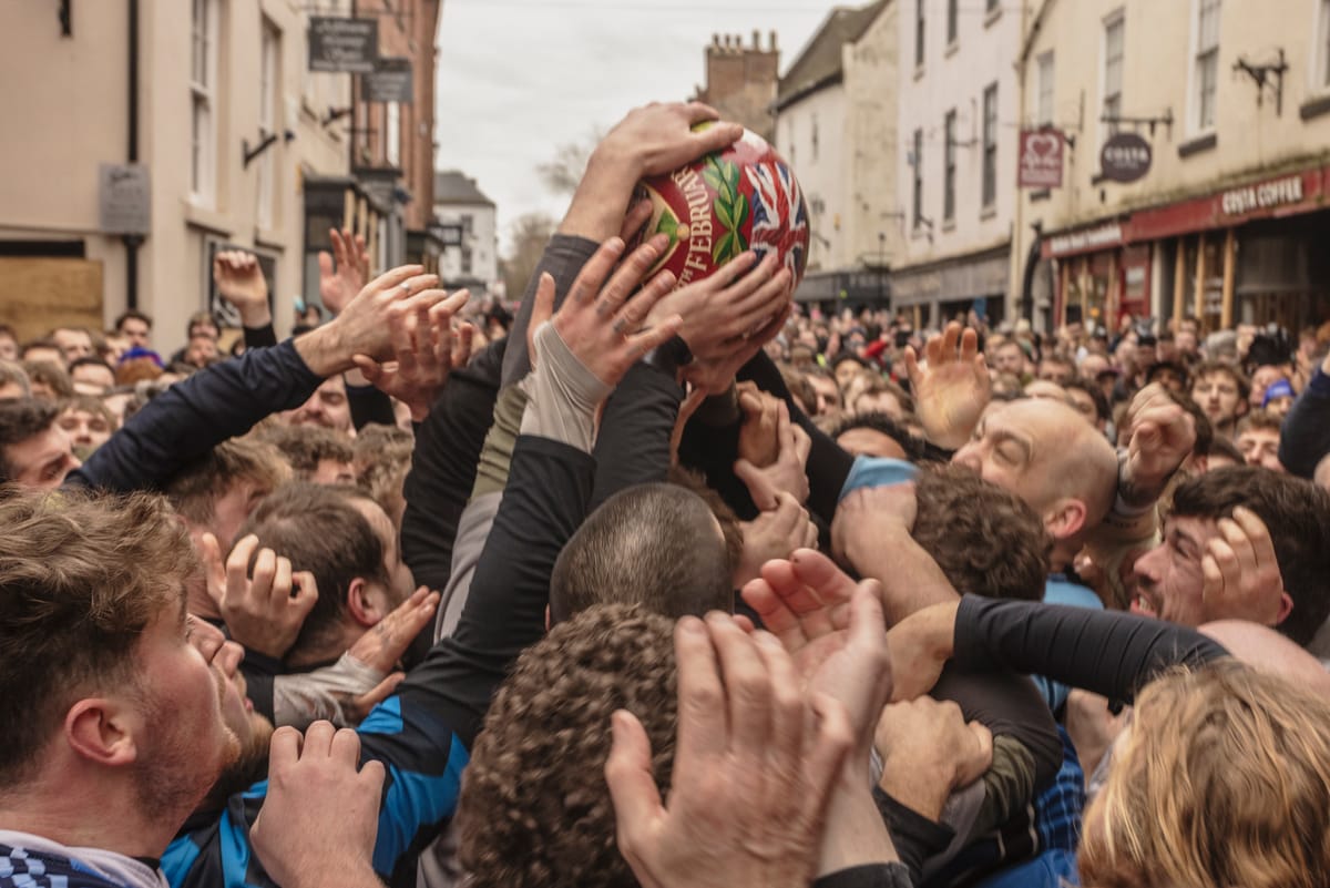 Royal Shrovetide Football takes place in Ashbourne every year (Chris Bethell)