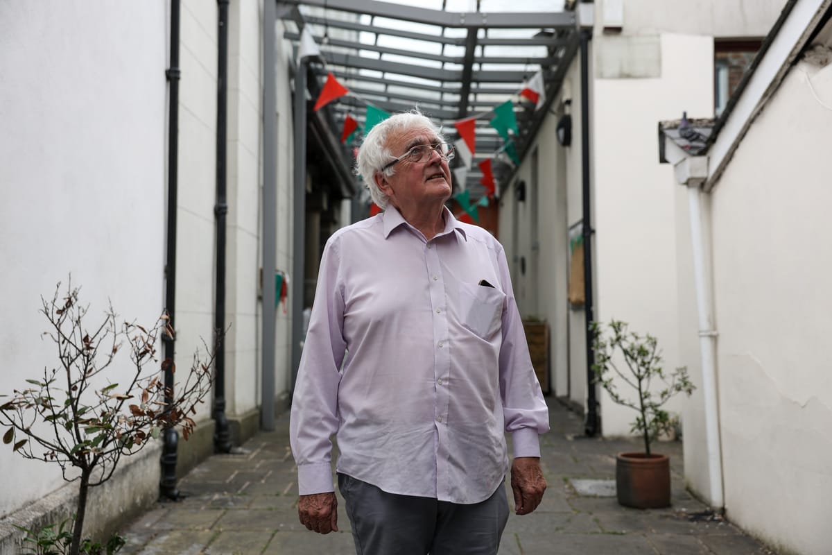 Geoff Leyshon, a former member of the Free Wales Army (Valeria Mongelli)