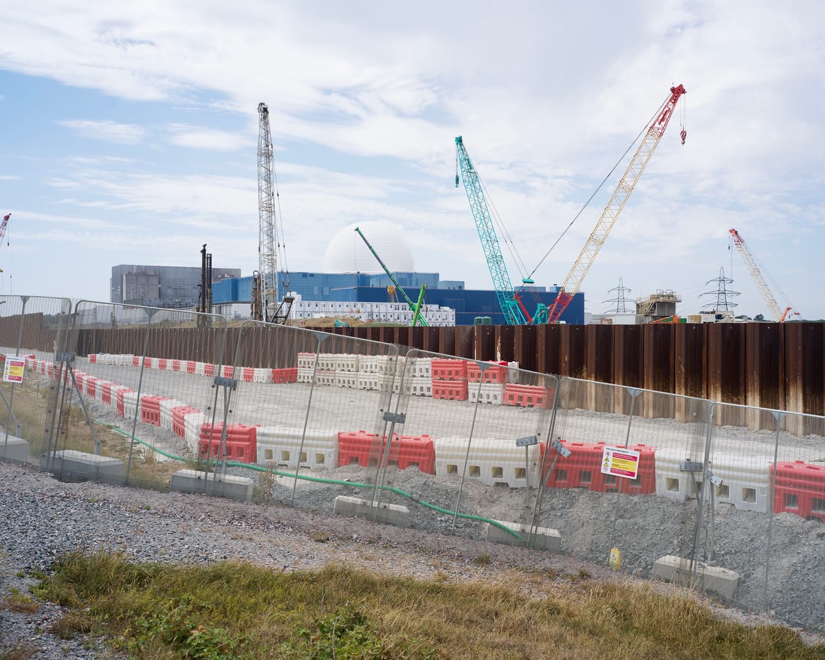 Construction is underway on Sizewell C in Suffolk (Dominic Whisson)